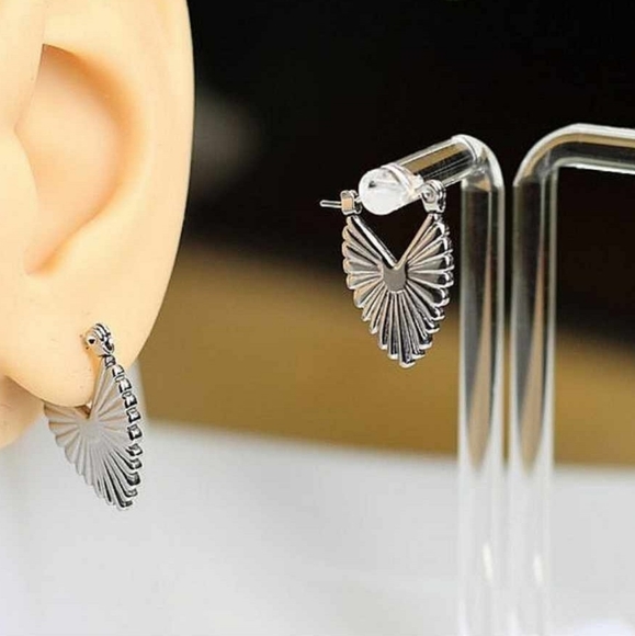 Earrings / 100% high-grade stainless steel / gold-plated / hypoallergenic - Picture 3 of 3